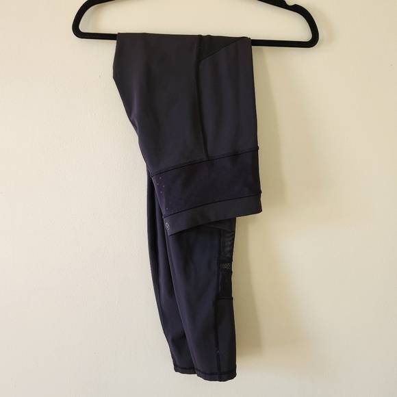 Lululemon Just Breathe Black High Waist Mesh Leggings - Picture 8 of 10